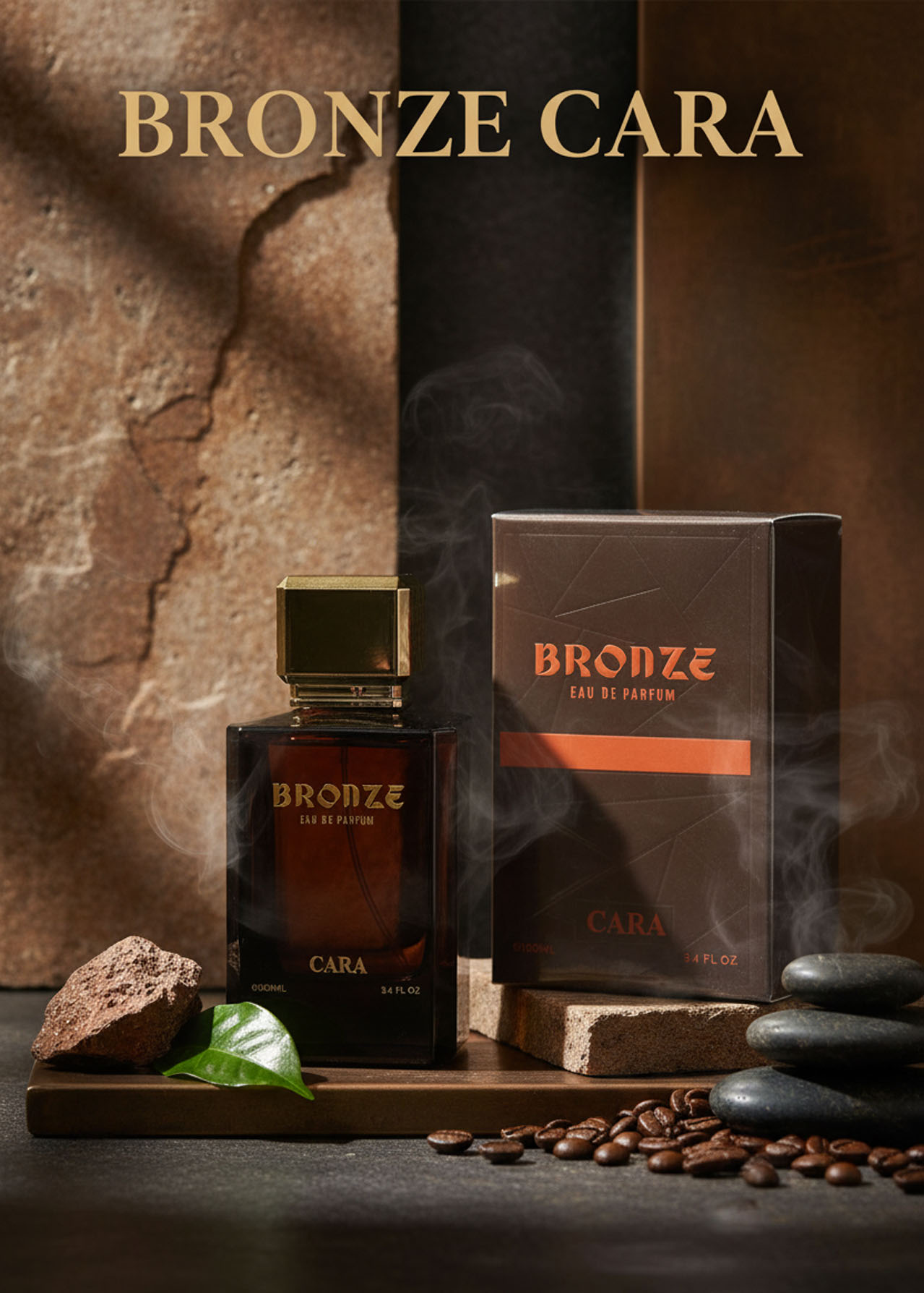 BRONZE Eau De Parfum – CARA FRAGRANCE (100ml) – Warm & Inviting