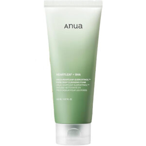 Anua Heartleaf Quercetinol Pore Deep Cleansing Foam (150ml) - BHA Pore Control & Soothing Heartleaf Face Wash