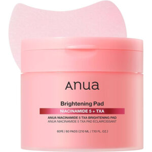 Anua Niacinamide 5% + TXA Brightening Pad (60 Pads) - Hydrating Toner Pads for Even Skin Tone & Radiance