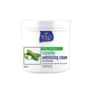 BEAUTY CLINIC Silky Soft Cucumber Moisturizing Cream (500ml) - Deep Nourishment for Glowing Skin & All Skin Types