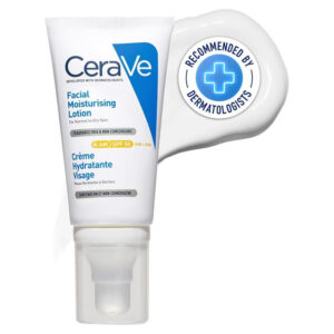 CeraVe AM Facial Moisturizing Lotion SPF 30 | Oil-Free, Broad Spectrum Sunscreen & Daily Hydration | 52ml