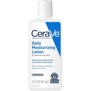 CeraVe Daily Moisturizing Lotion – Travel Size – Lightweight – Face & Body – 87ml (3 fl oz)