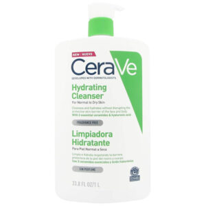 CeraVe Hydrating Cleanser for Normal to Dry Skin – Face & Body – 1000ml (1 Litre)