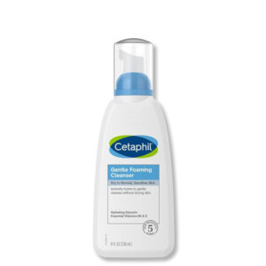 Cetaphil Gentle Foaming Cleanser (236ml / 8 fl oz) - Instant Foam for Dry, Sensitive Skin, Non-Drying