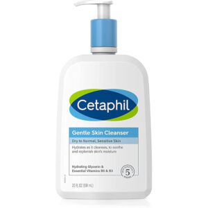 Cetaphil Gentle Skin Cleanser (591ml / 20 fl oz) - Non-Foaming Face & Body Hydrator for Dry, Sensitive Skin
