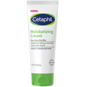 Cetaphil Moisturizing Cream (85g / 3 oz) - 48hr Hydration for Dry to Very Dry Skin with Glycerin & Vitamins B3, B5