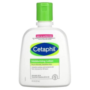 Cetaphil Moisturizing Lotion (237ml / 8 fl oz) - 48-Hour Face & Body Hydration for Sensitive Skin