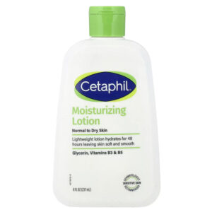 Cetaphil Moisturizing Lotion Unscented (237ml) - 48hr Lightweight Hydration for Normal to Dry, Sensitive Skin