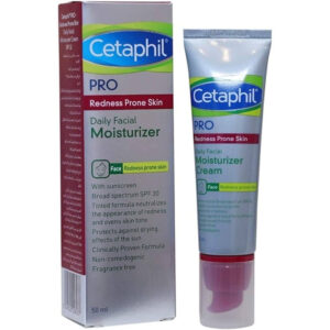 Cetaphil PRO Redness Prone Skin Daily Facial Moisturizer SPF 30 (50ml) - Tinted, Calms Redness & UV Protection