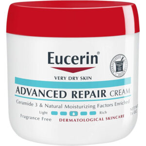 EUCERIN Advanced Repair Cream (454g / 16 Oz) - Intensive Body Moisturizer for Very Dry Skin with Ceramides & Natural Moisturizing Factors