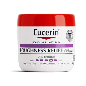 EUCERIN Roughness Relief Cream (454g) - Urea Enriched Body Cream for Rough & Bumpy Skin, Fragrance Free, Intense Smoothing