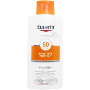 EUCERIN Sun Sensitive Protect Extra Light Lotion SPF 50+ (400ml) - Body Sunscreen for Sensitive Skin, Very High Protection with Advanced Spectral Technology