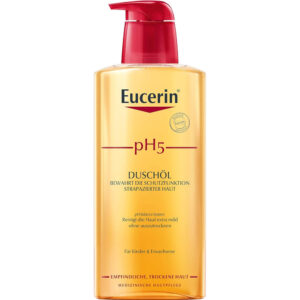 EUCERIN pH5 Shower Oil (200ml) - pH Balance System for Sensitive, Dry Skin, Extra Mild Cleansing for Adults & Children