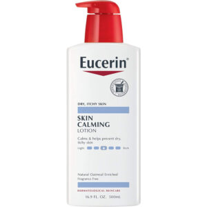 EUCERIN Skin Calming Lotion (500ml / 16.9 Fl Oz) - Full Body Relief for Dry, Itchy Skin with Natural Oatmeal
