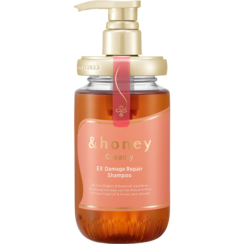 &honey Creamy EX Damage Repair Shampoo 1.0 (440ml) - Intense Moisture for Severely Damaged Hair