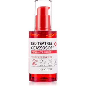 Some By Mi Red Teatree Cicassoside Final Solution Serum (50ml / 1.69 fl. oz.) – Low pH Calming Serum for Hypersensitive & Acne-Prone Skin with 86% Real Red Teatree