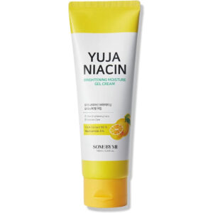 Some By Mi Yuja Niacin Brightening Moisture Gel Cream (100ml / 3.38 fl. oz.) – Cooling Daily Moisturizer with 90% Yuja Extract and 5% Niacinamide for Blemish Care and Glowing Skin