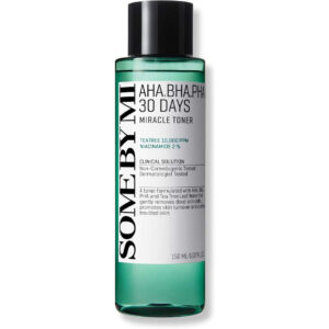 Some By Mi AHA-BHA-PHA 30 Days Miracle Toner (150ml / 5.07 fl. oz.) – Exfoliating Facial Toner with Teatree 10,000 ppm and Niacinamide 2% for Troubled Skin & Pore Care