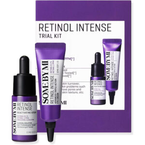Some By Mi Retinol Intense Trial Kit (10ml + 10ml) – Beginner-Friendly 0.1% Retinol Face Serum & Eye Cream Duo for Fine Lines, Dark Circles, and Skin Elasticity – Mild Korean Skincare Solution