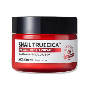 Some By Mi Snail Truecica Miracle Repair Cream (60g / 2.11 oz.) – Intensive Skin Barrier Strengthening Face Moisturizer with 420,000 ppm Snail Truecica – Daily Repair for Acne Marks and Sensitive Skin