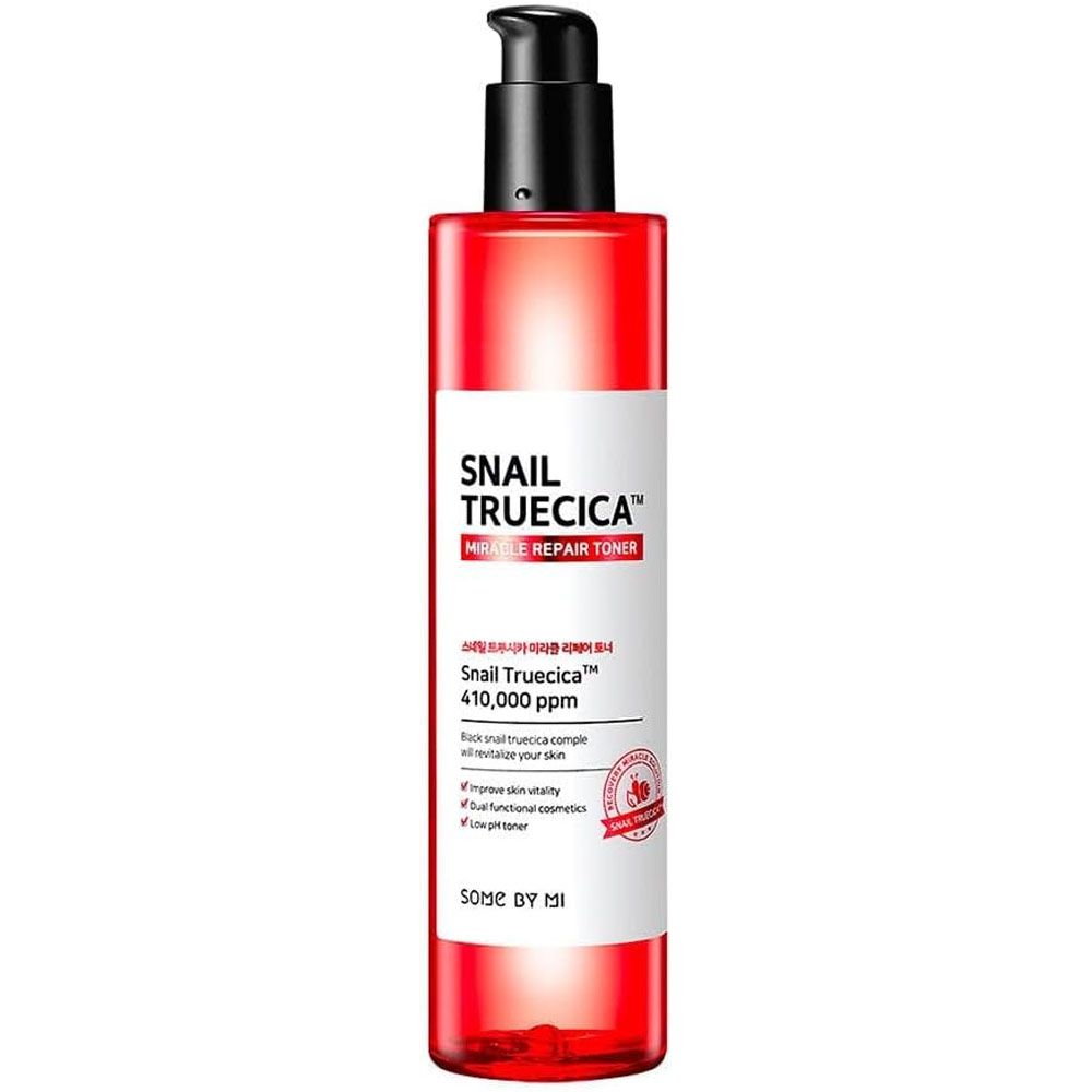 Some By Mi Snail Truecica Miracle Repair Toner (150ml / 5.07 fl. oz.) – Low pH Skin Revitalizing Toner with Black Snail Truecica Complex 410,000 ppm for Barrier Repair