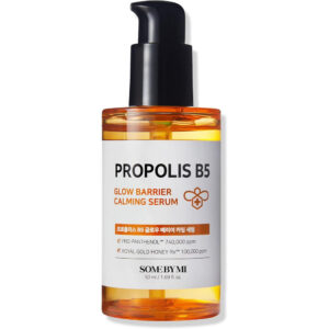Some By Mi Propolis B5 Glow Barrier Calming Serum (50ml / 1.69 fl. oz.) – Regenerating & Brightening Face Serum with 74% Pro-Panthenol™ and Royal Gold Honey Rx™ – Soothing Care for a Radiant Glow
