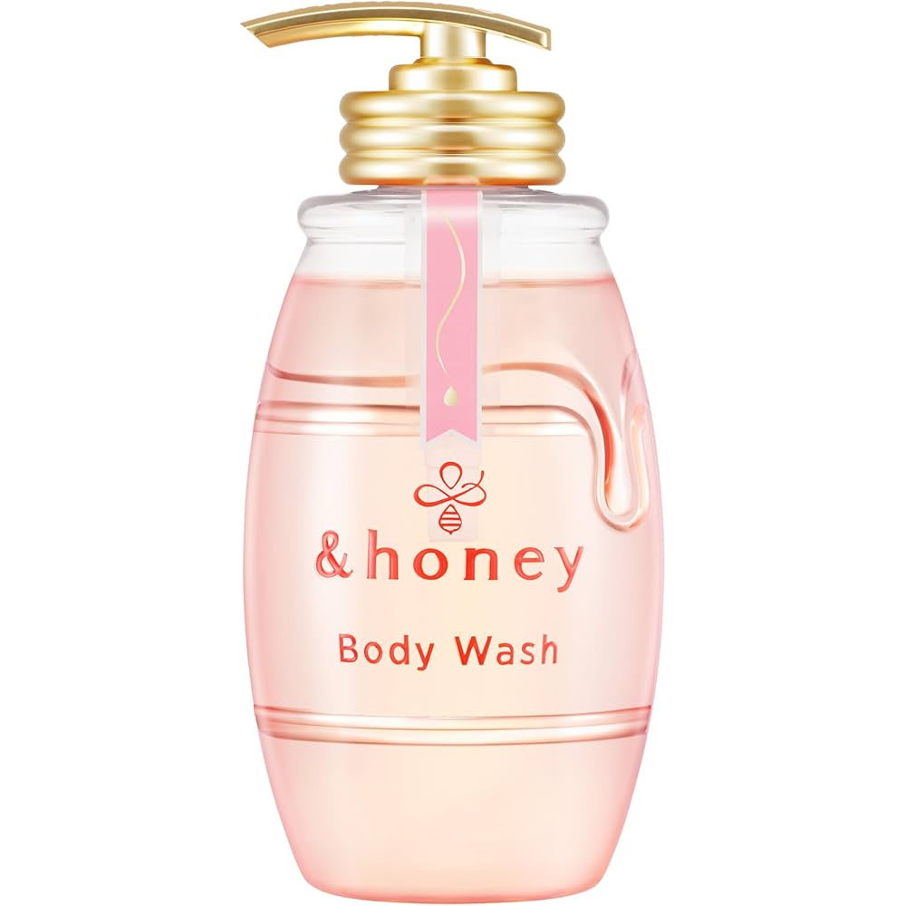&honey Melty Moist Gel Body Wash (500ml) - Pure Rose Honey - Smoothness & Frizz Control